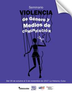 SEMINARIO DE VIOLENCIA DE GÉNERO Y MEDIOS DE COMUNICACIÓN EN CUBA