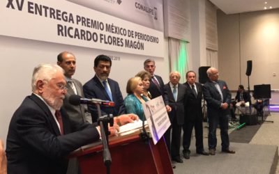 ENTREGA FAPERMEX EL PREMIO MÉXICO DE PERIODISMO “RICARDO FLORES MAGÓN” 2018.