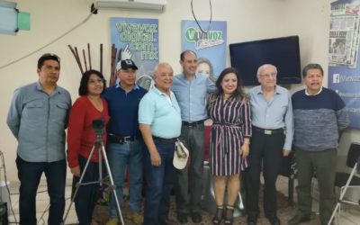 PERIODISTAS DE FAPERMEX Y CONALIPE  VISITAN SEMANARIO VIVAVOZ