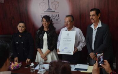 RECONOCE TRIBUNAL ELECTORAL DE COLIMA AL PERIODISTA JUAN RAMÓN NEGRETE