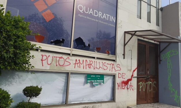 VANDALIZAN OFICINAS DE AGENCIA QUADRATIN EN EDOMOEX